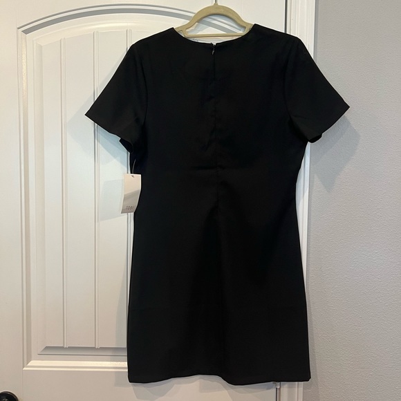 NWT Sexy Deep Cut Black dress - Picture 5 of 6